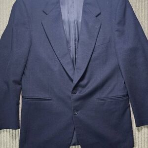 Redaelli Linea Blu Mens Columbo Italian Cashmere Blazer Black